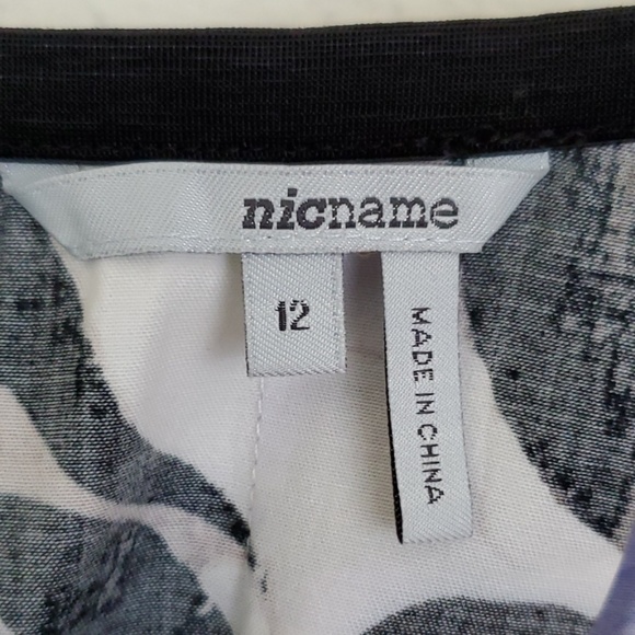 Nicname Purple & Black Skirt - Size 12 - Picture 4 of 6